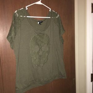 Green torrid shirt